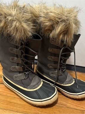 JBU by Jambu Women’s Edith Winter Snow Boots Size 7M Faux Fur Waterproof Nice!